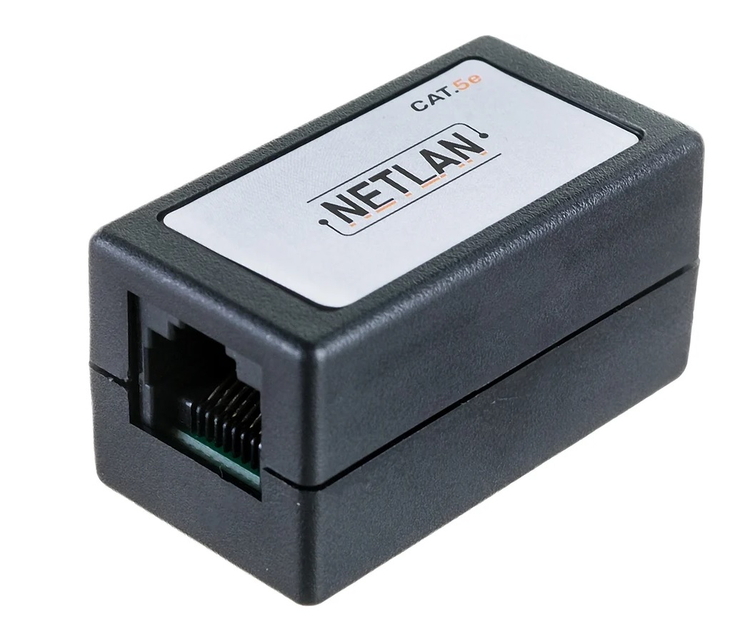 Кабельный соединитель Netlan EC-UCB-55-UD2-BK-10 RJ45-RJ45 (8P8C) кат.5е (Класс D), 1000МГц, неэкран., черный