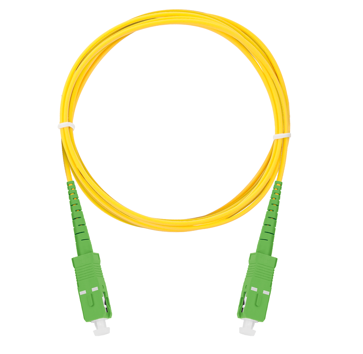 Шнур оптический NIKOMAX NMF-PC1S2C2-SCA-SCA-001-R , соединительный, одномодовый 9/125мкм, стандарта OS2, SC/APC-SC/APC, одинарный, полимерный